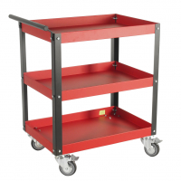 Тележка инструментальная 3 полки (JTC-5921) открытого типа 