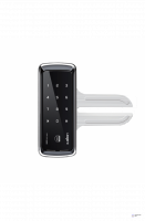 Накладной электронный дверной замок LocPro GL725B2 Series Black (для стеклянных дверей)