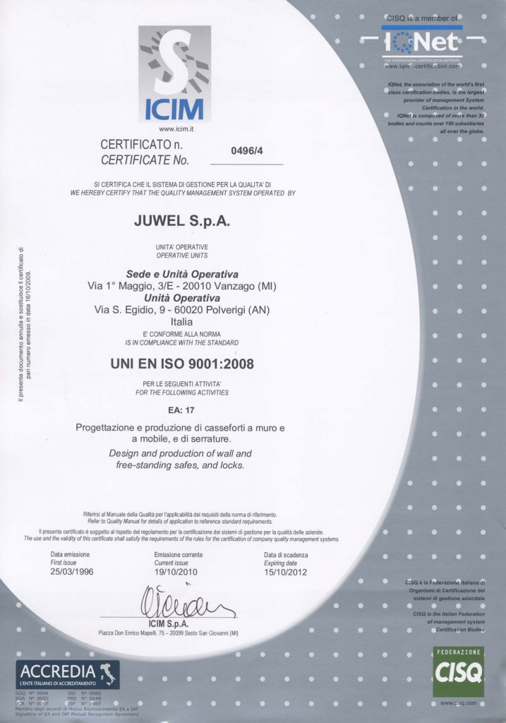 Сейф для офиса Juwel 4574